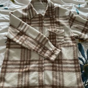 Joie plaid shacket M